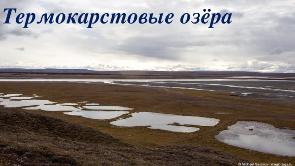 Термокарстовые озера Восточной Сибири