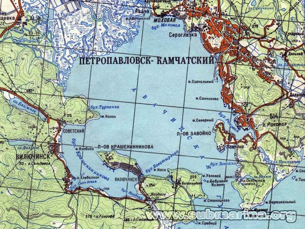 Бухта Крашенинникова Авачинская губа