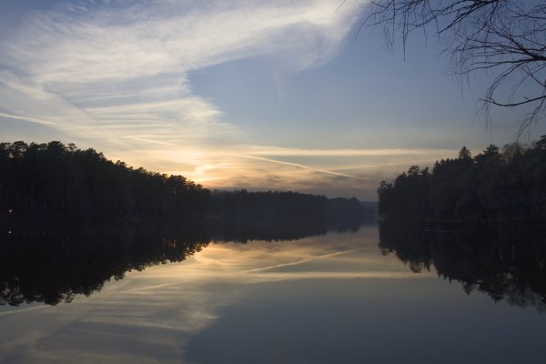 Лесное озеро в Кратово