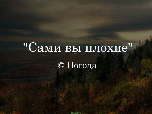 Сами вы плохие