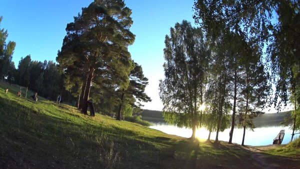 Озеро Данилово Муромцевский район база отдыха