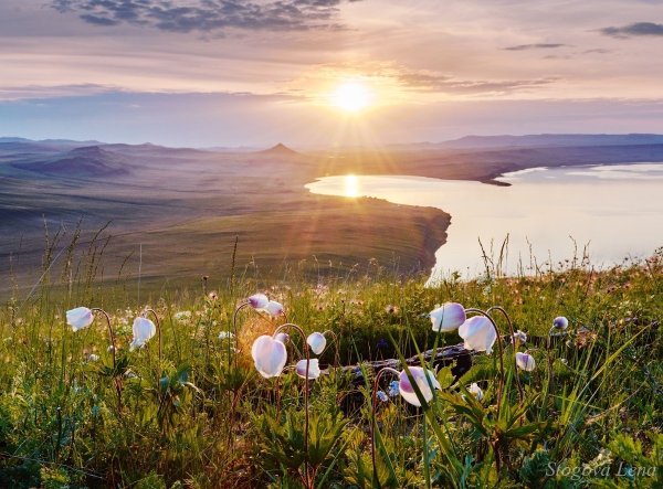 Озеро Шира Хакасия рассвет