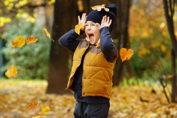 Мальчик осень