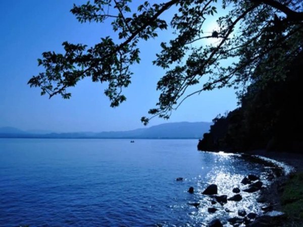 Самое большое озеро Японии — бива.