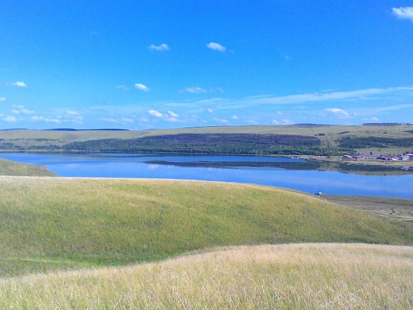 Озеро Учум пляж