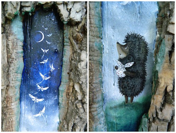 Ежик в тумане в Измайловском парке