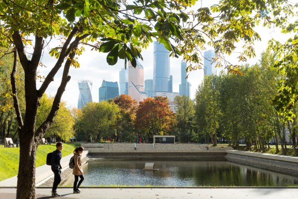 Парк Красногвардейские пруды Москва Сити