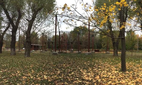 Парк красная Пресня веревочный парк