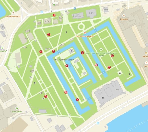 Мантулинская, 5, парк «красная Пресня»