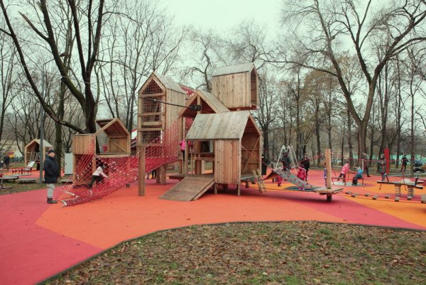 Парк красная Пресня детская площадка