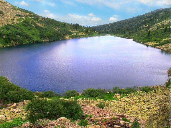 Озеро большой Базыр Кемеровская область