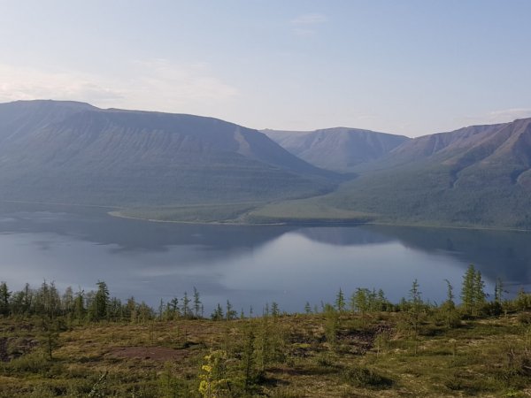 Озеро Пясино на плато Путорана