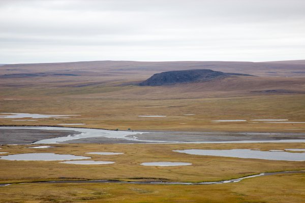 Река Пясина на полуострове Таймыр