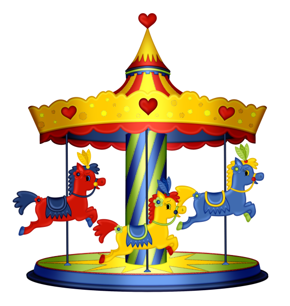 Карусель мультяшная