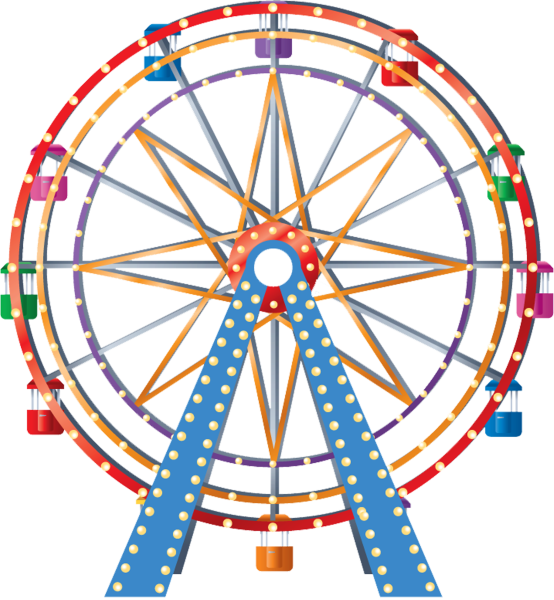 Англия колесо обозрения вектор