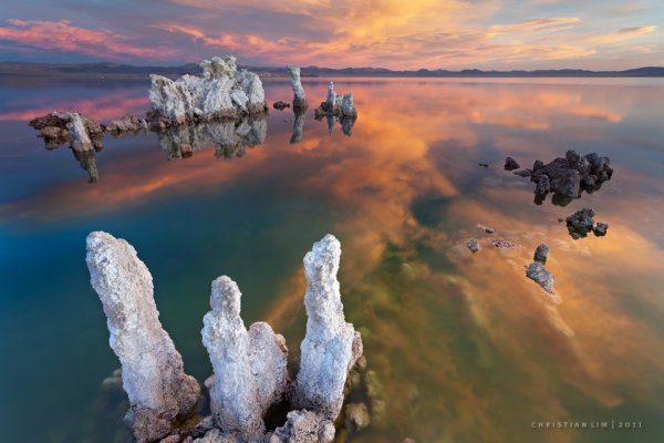 Озеро моно как выглядит под водой