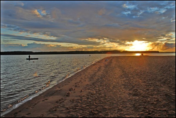 Ширина Волги в Пено