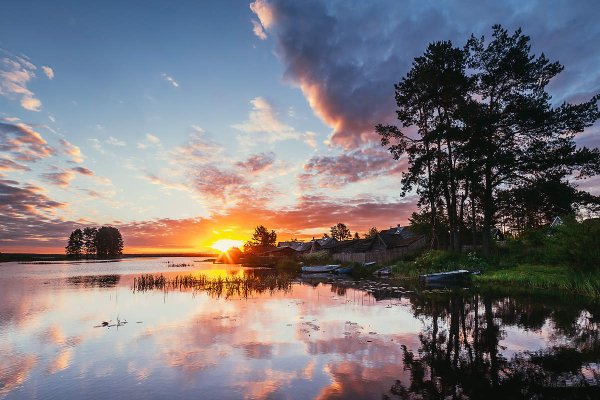 Пейзаж Тверской области Селигер