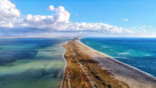 Коса Беляус озеро Донузлав