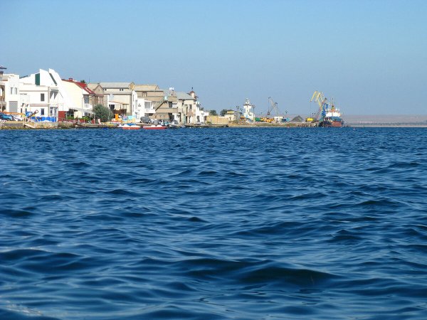 Мирный Крым озеро Донузлав