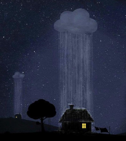 Спокойной дождливой ночи