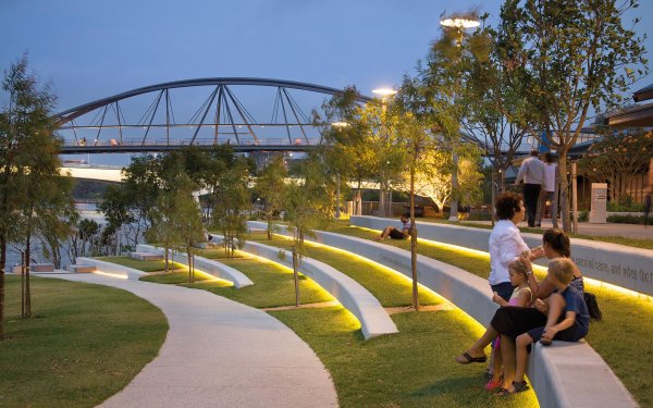 Современные парки и скверы