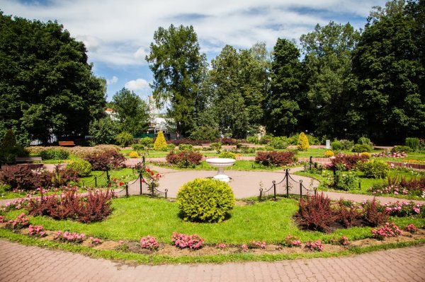Парк Сокольники малый розарий
