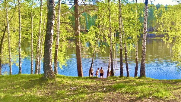 Озеро серебряное Балашиха