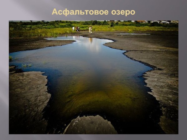 Асфальтовое озеро (озеро Пич – Лейк)