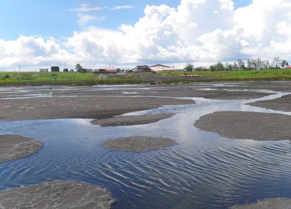 Асфальтовое озеро в Тринидаде