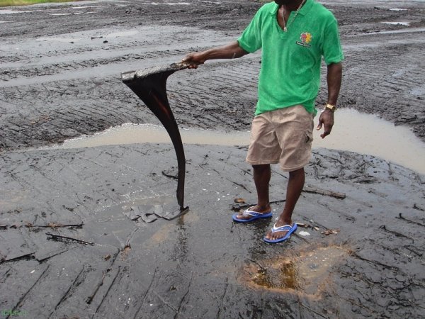 Озеро Пич-Лейк Тринидад