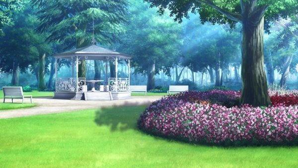 Фон сада для гача лайф