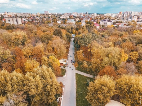 Парк Плевен осень Ростов-на-Дону