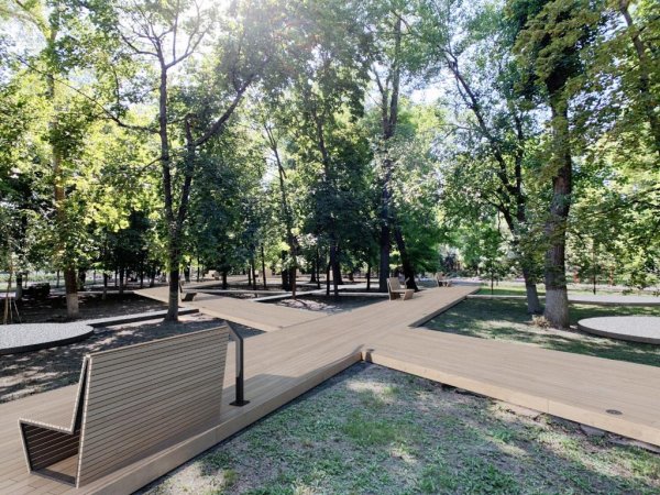 Парк на Военведе в Ростове на Дону