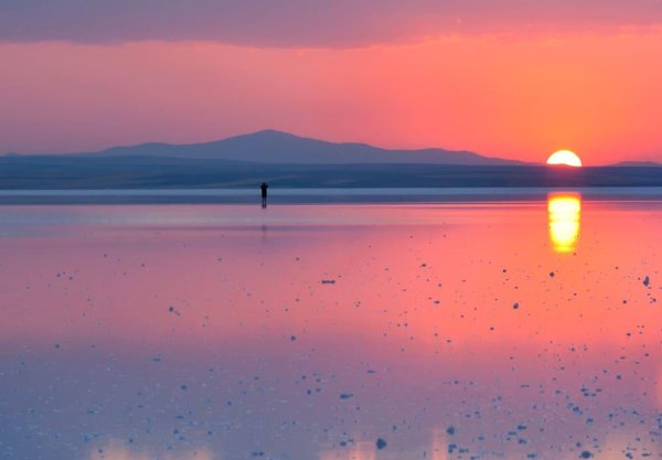 Озеро туз Каппадокия