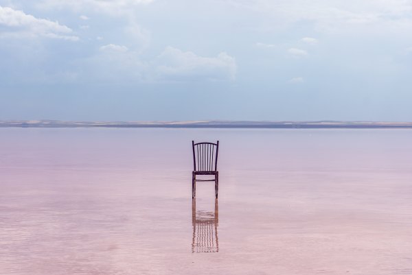 Озеро туз зимой