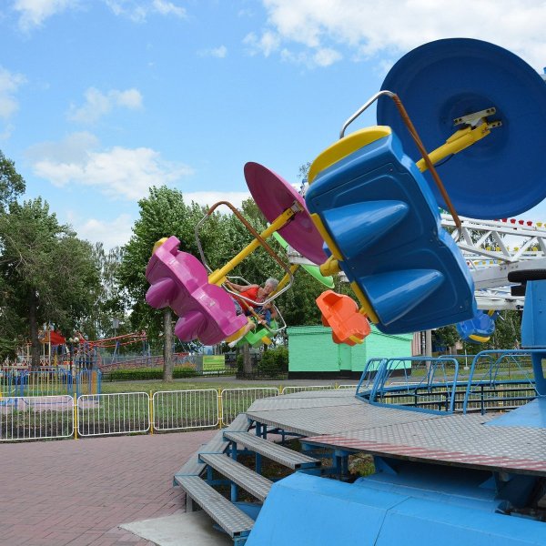 Горсад Кемерово аттракционы