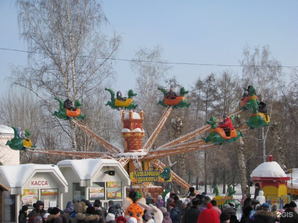 Горсад Кемерово аттракционы