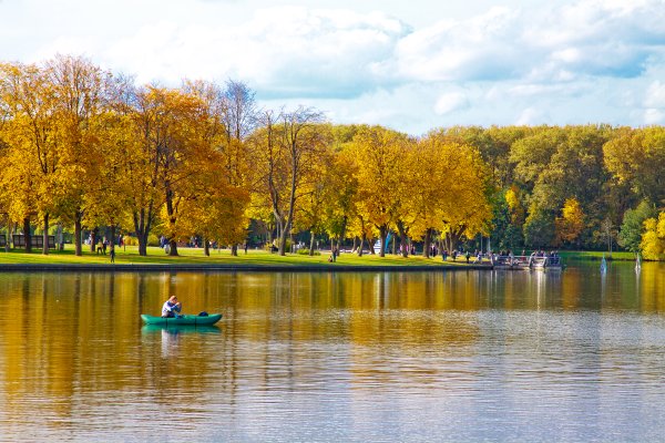 Минск парк Горького осень