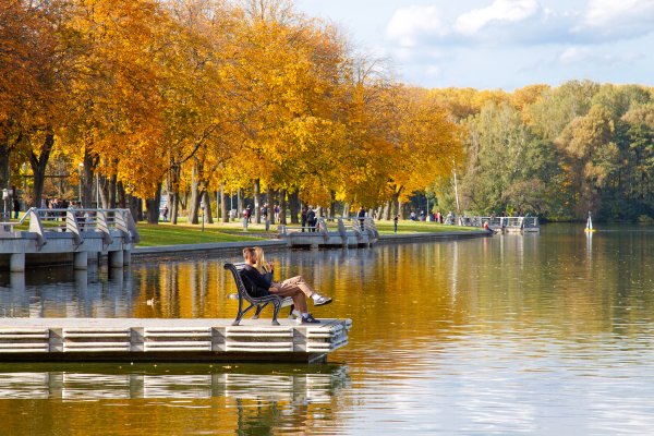 Минск парк Горького осень