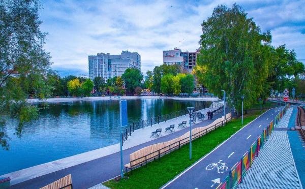 Город Уфа парк Якутова