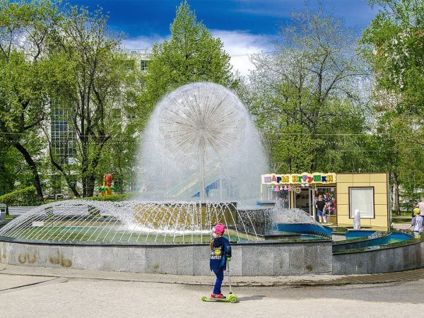 Фонтан парк Кирова Новосибирск