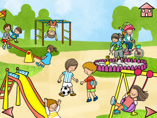 Иллюстрация детской площадки