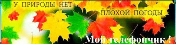 У природы нет плохой погоды