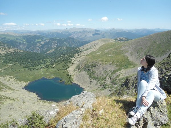 Озеро Манас горный