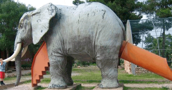 Горка в виде слона