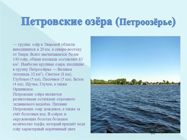 Петровские озера Тверская область