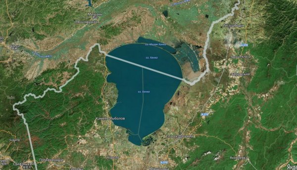 Озеро ханка Приморский край на карте