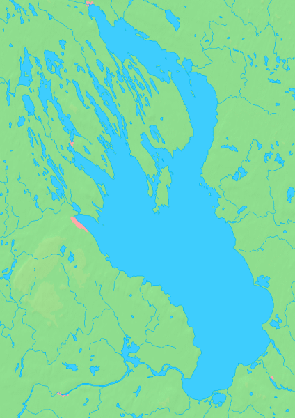 Онего озеро на карте