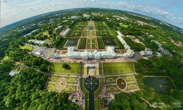 Петергоф дворцово-парковый ансамбль верхний сад